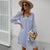 Sheer Long Sleeve Knee-Length Summer Loose Dresses