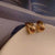 Shimmer and Glaze Geometric Waterdrop Stud Earrings