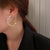 Shimmer and Shine Zircon Adorned Hoop Earrings