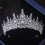 Shimmering Rhinestone Bridal Fashion Crown Jewelry Set