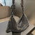 Shimmering Rhinestone Embellished Knotted Top Handle Shoulder Bags