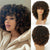 Short Blonde Afro Kinky Curly Hair Wigs Extension
