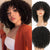 Short Blonde Afro Kinky Curly Hair Wigs Extension