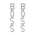 Shimmer and Shine Oversized Rhinestone Dollar Money Sign Drop Earrings