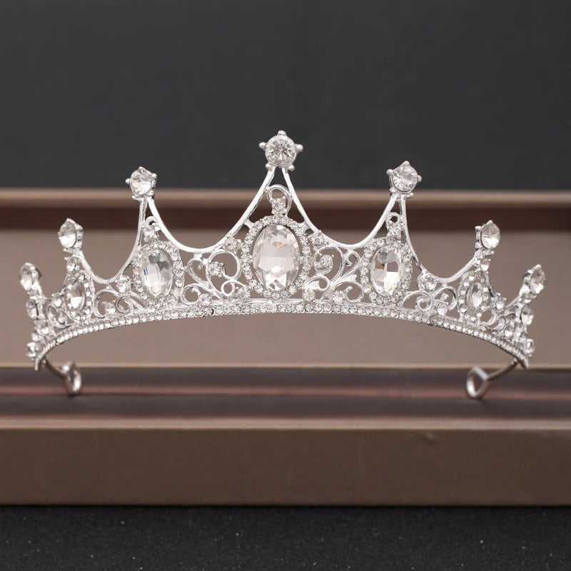 Elegant Bridal Baroque Rhinestones Crown and Tiara Collection – Boots N ...