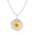 Simple Handmade Dried Daisy Flower Pendant Necklace