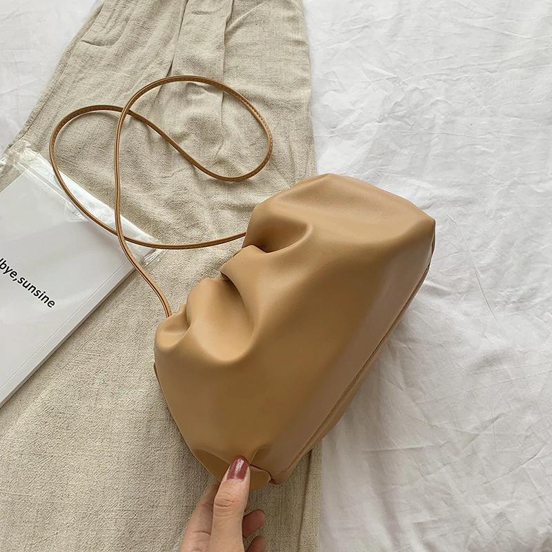 Simple and Elegant Pleated Clutch Cross-body Shoulder Bag – Boots