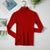 Slim-fit Solid Colored Knitted Turtleneck Pullover Sweaters