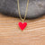 Small and Subtle Simple Heart Pendant Necklace
