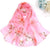 Soft and Silky Summer Floral Print Spring Wrap Scarves