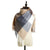 Soft and Warm Multicolor Luxe Plaid Tassel Shawl Scarfs