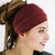 Solid Colored Elastic Yoga Fitness Wide Turban Headbands