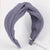 Solid-colored Wide Summer Twisted Turban Hairbands