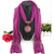 Sophisticated Chiffon Scarf With Jewelry Necklace - Special Collection