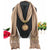 Sophisticated Chiffon Scarf With Jewelry Necklace - Special Collection