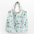 Spacious Printed Reusable and Portable Shopping Tote Bags