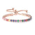 Sparkling Colorful Zircon Bejeweled Tennis Bracelets