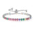 Sparkling Colorful Zircon Bejeweled Tennis Bracelets