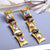 Sparkling Multi-color Rhinestones Long Dangle Drop Earrings