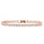 Sparkling Round Cut Zircon Bejeweled Tennis Bracelets