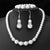 Splendid Pearl and Rhinestone Embellished Jewelry Set