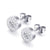Stainless Steel Roman Numeral Small Stud Earrings