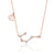Sterling Silver Zodiac Constellation Necklace