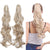 Straight and Wavy Ponytail Claw Clip-On Hair Wigs Extension
