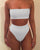 Strapless Tube Two-Piece High-Waist Swimsuit