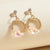 Cute and Sassy Cartoon Animal Cat Dangling Earrings