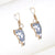 Cute and Sassy Cartoon Animal Cat Dangling Earrings