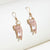 Cute and Sassy Cartoon Animal Cat Dangling Earrings