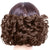 Stylish Easy Stretch Clip-In Curly Hair Wig Fiber Bun Extensions