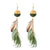 Stylish Long Feather Drop Earrings