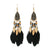 Stylish Long Feather Drop Earrings