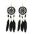 Stylish Long Feather Drop Earrings