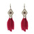 Stylish Long Feather Drop Earrings