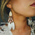 Stylish Long Feather Drop Earrings