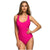 Sultry Plus Size Scoop Back One Piece Swimsuit