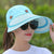 Summer Beach Floppy Wide Brim Button Straw Sun Hat