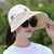 Summer Beach Floppy Wide Brim Button Straw Sun Hat