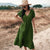 Summer Beach Vibe Short Sleeve Waist Tie Loose Midi Dresses