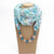 Summer Chiffon Fringe Scarf with Necklace - Exclusive Collection
