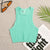 Summer Fashion Elastic Ribbed Knitted Sleeveless Crop Tops