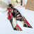 Summer Fashion Floral Print Bowknot Silk Scrunchy Elastic Hair Ties