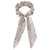 Summer Fashion Floral Print Bowknot Silk Scrunchy Elastic Hair Ties