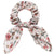 Summer Fashion Floral Print Bowknot Silk Scrunchy Elastic Hair Ties