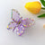 Summer Fashion Transparent Butterfly Hair Claws Collection