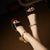 Summer Trend Weave Design Buckle Strap High Heeled Sandals
