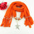 Summer Trendsetter Collection - Fun and Chic Chiffon Scarf with Necklace
